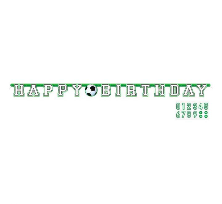 Football Jointed Banner Customizable