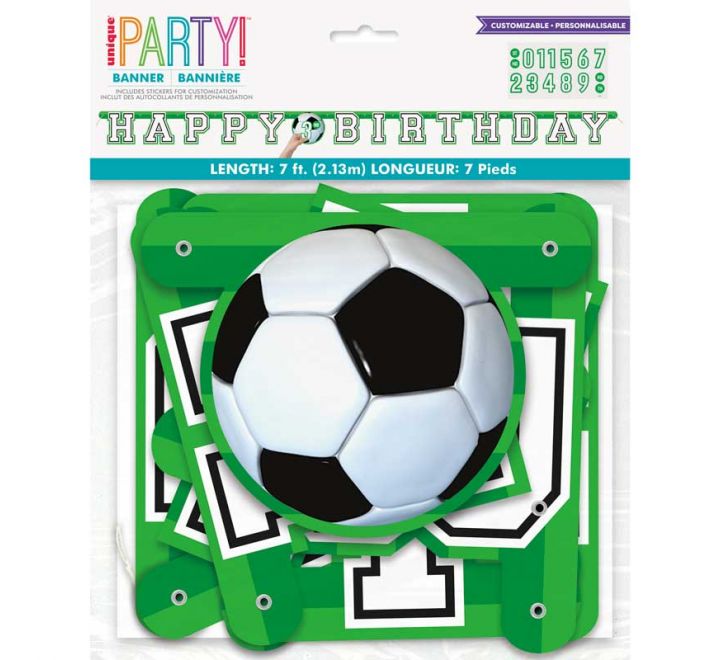 Football Jointed Banner Customizable