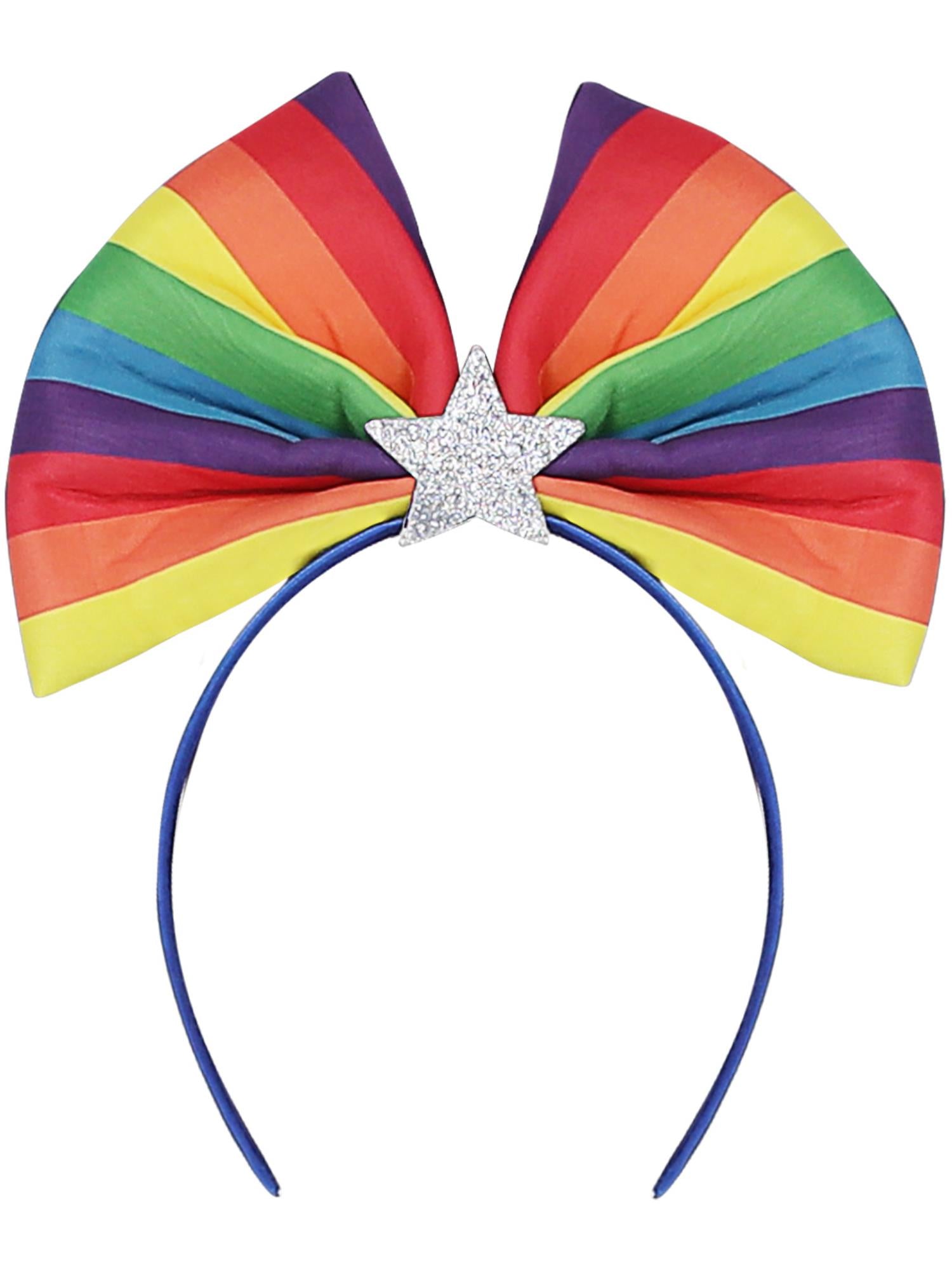 Rainbow Flag Bow Headband