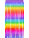 Rainbow Matt Fringe Curtain
