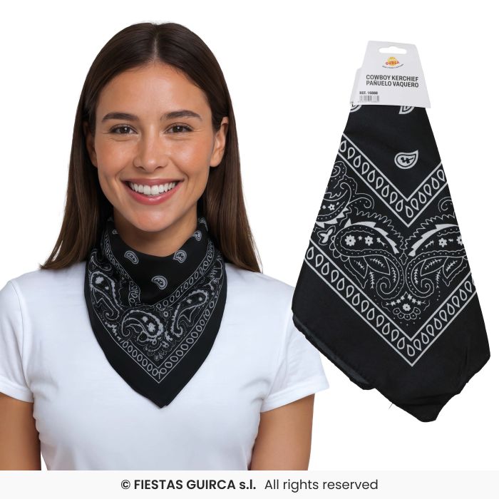 Black Cowboy Bandana