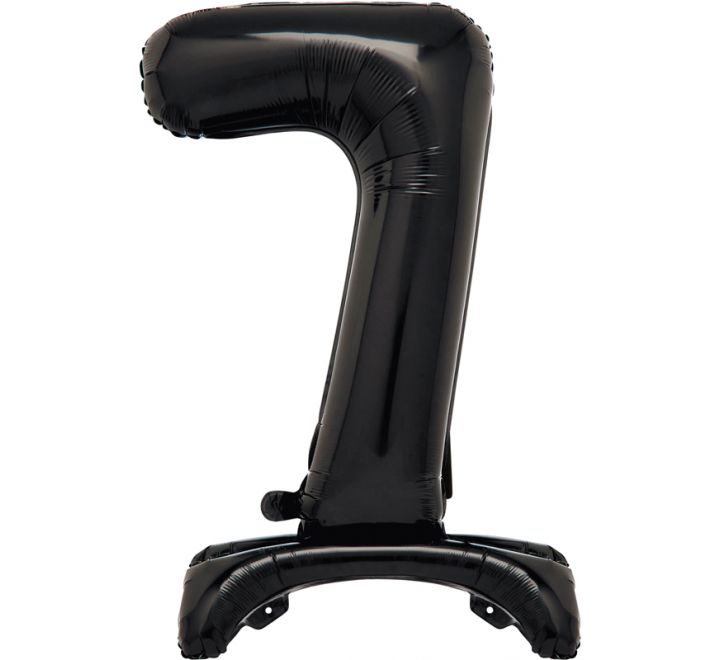 Black 30" Stand Alone Number 7