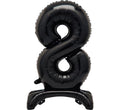 Black 30" Stand Alone Number 8