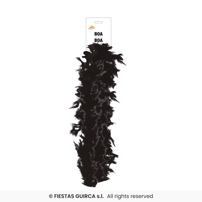 Black Feather Boa