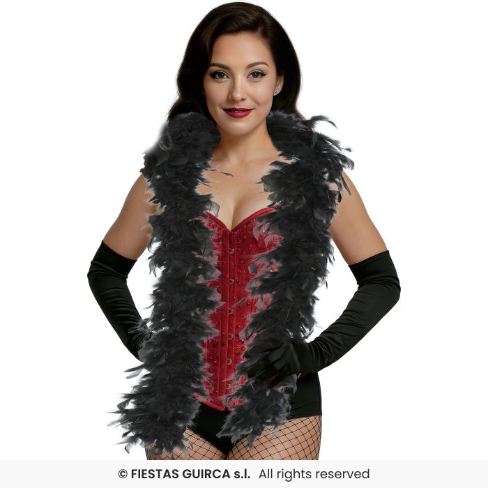 Black Feather Boa