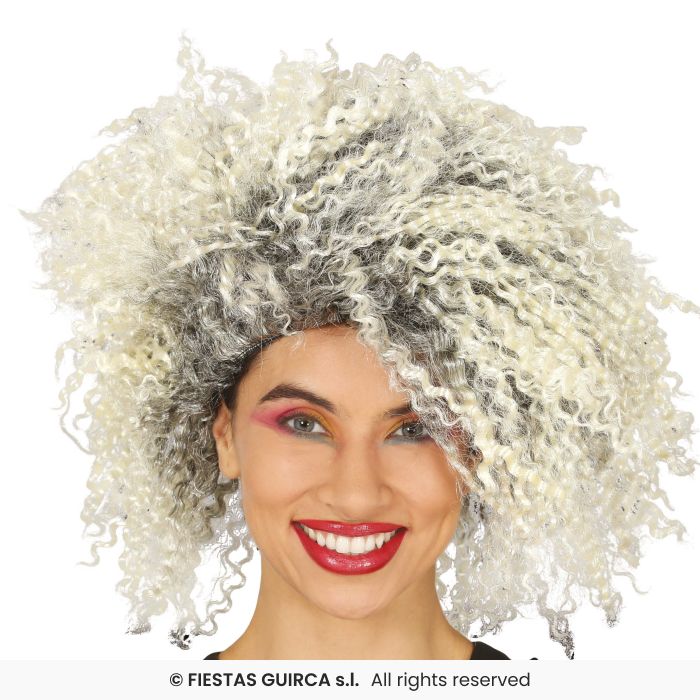 Blonde Curly Highlight Wig