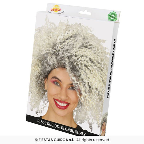 Blonde Curly Highlight Wig