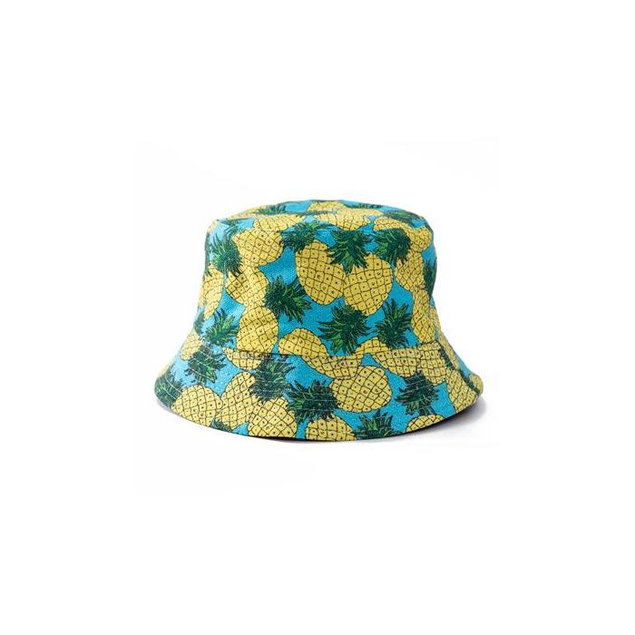 Blue With Pineapples Bucket Hat