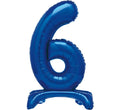 Blue 30" Stand Alone Number 6