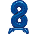 Blue 30" Stand Alone Number 8
