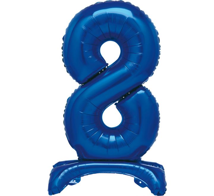 Blue 30" Stand Alone Number 8