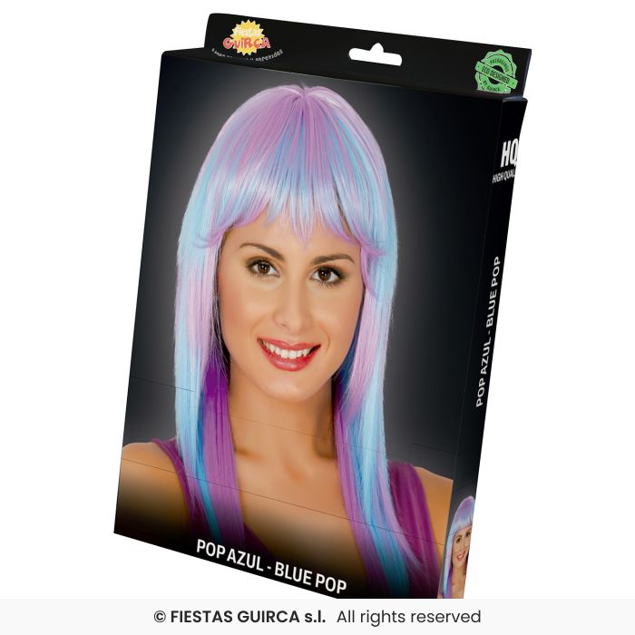 Blue Pop Wig