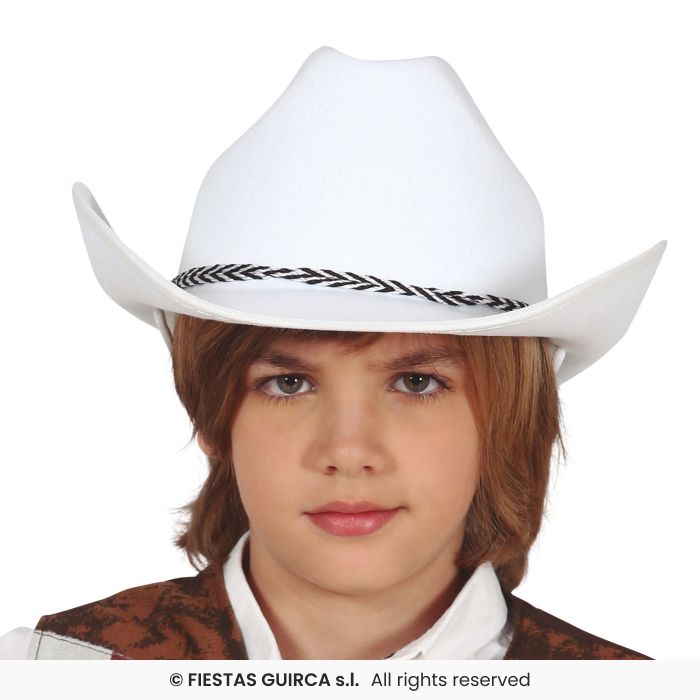 White Cowboy Hat Childs