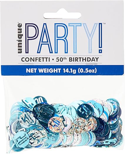 Glitz Blue 50 Confetti