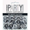 Glitz Black 80 Confetti