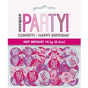Glitz Pink 80 Confetti