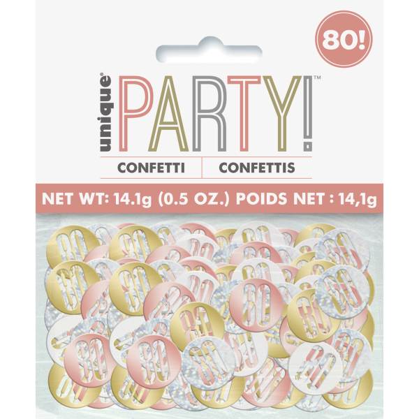 Glitz Rose Gold 80 Confetti