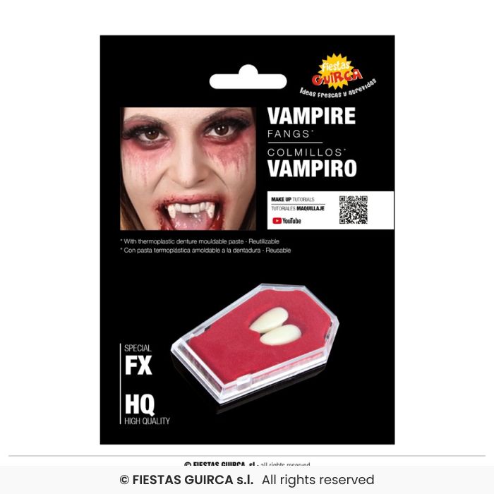 Fangs With Thermoplastic Paste