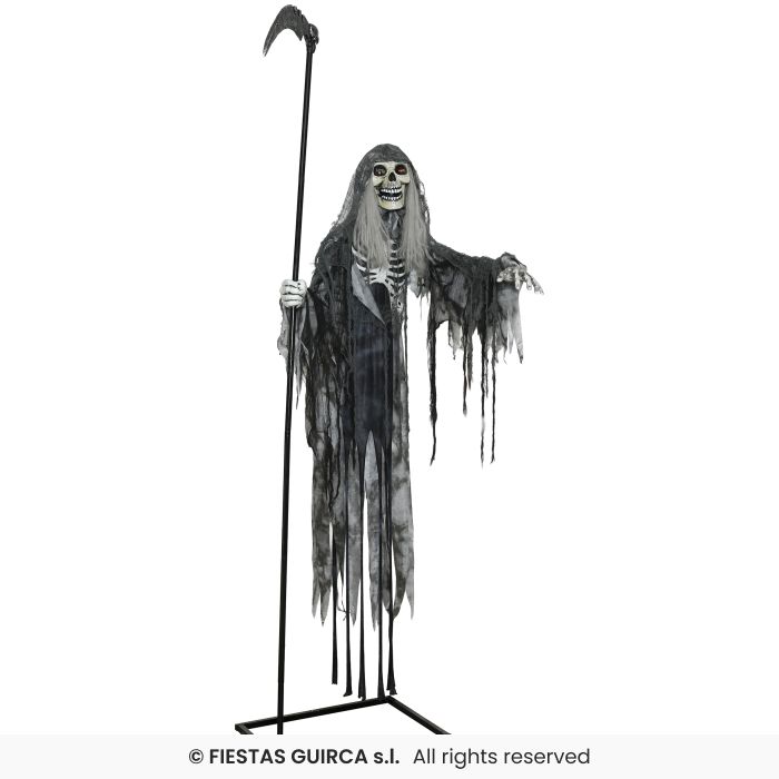Flying Death Skeleton with Light & Sound