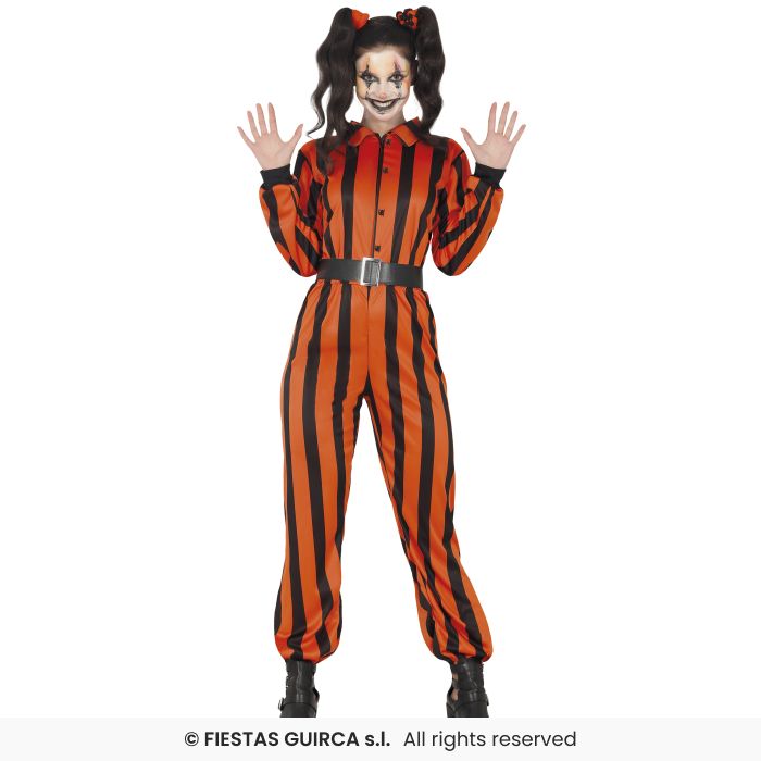Harlequin Prisoner Female Costume