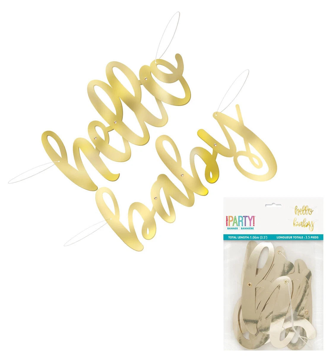 Baby Shower Hello Baby Banner