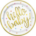 Hello Baby Plates 8ct