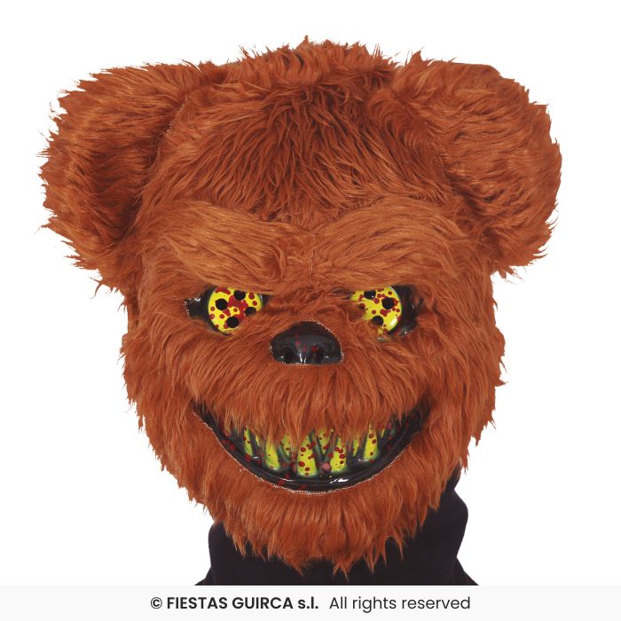 Horror Bear Mask With Fur