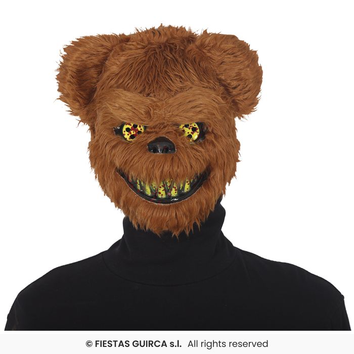 Horror Bear Mask With Fur