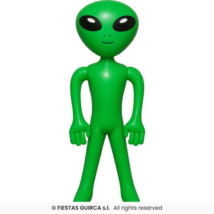 Inflatable Green Alien