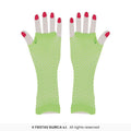 Neon Green Mesh Gloves 26cm