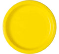 Neon Yellow Paper Plates 16ct