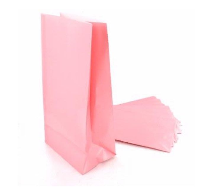 Lovely Pink Paper Bags 12ct