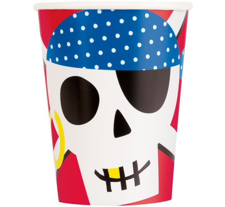 Pirate Paper Cups 8ct