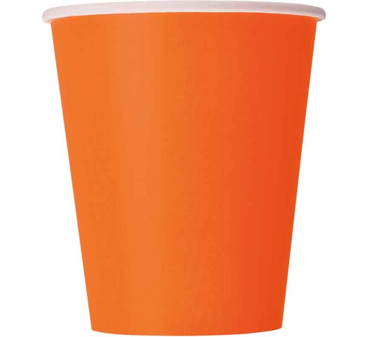 Pumpkin Orange Cups 14ct