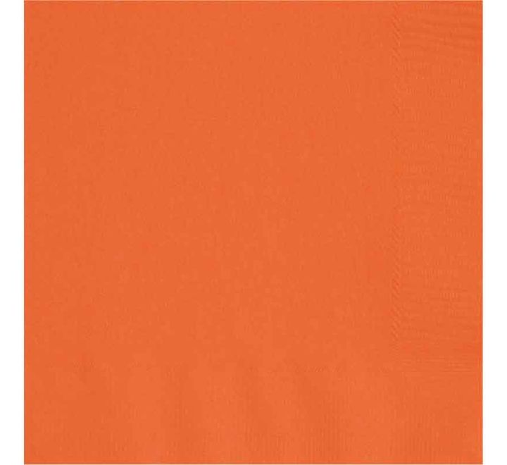 Pumpkin Orange Napkin 20ct