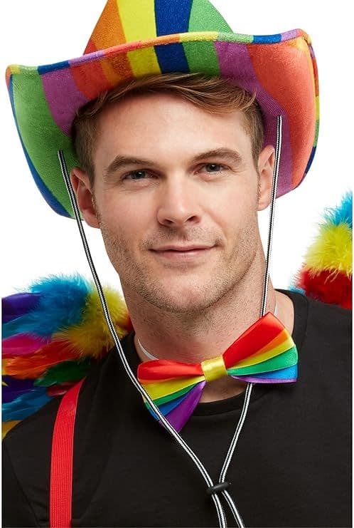 Rainbow Bow Tie