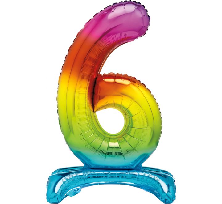Rainbow 30" Stand Alone Number 6