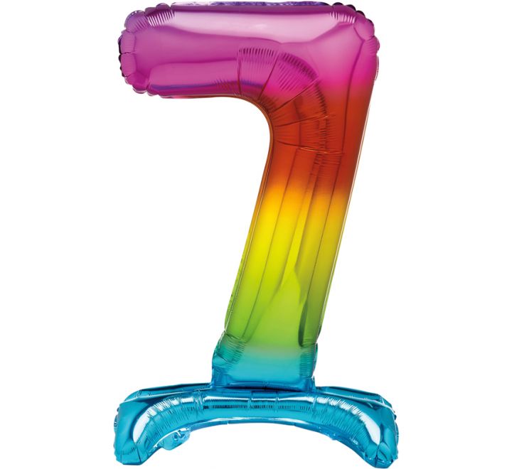 Rainbow 30" Stand Alone Number 7
