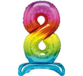 Rainbow 30" Stand Alone Number 8