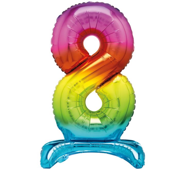 Rainbow 30" Stand Alone Number 8