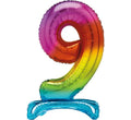 Rainbow 30" Stand Alone Number 9
