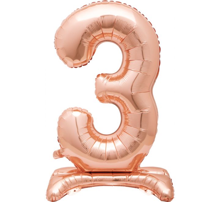 Rose Gold 30" Stand Alone Number 3