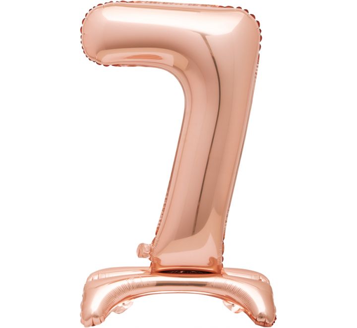 Rose Gold 30" Stand Alone Number 7