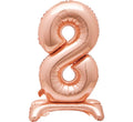 Rose Gold 30" Stand Alone Number 8