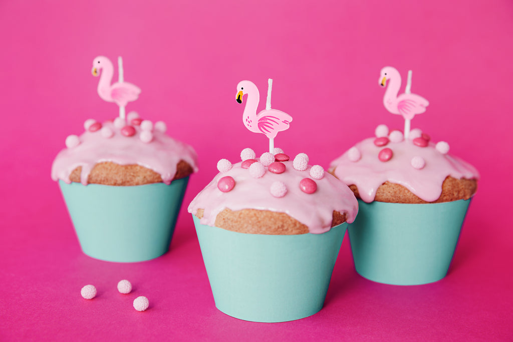 Flamingo Candle Set of 5