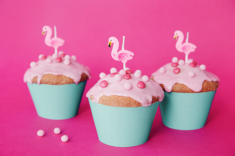 Flamingo Candle Set of 5