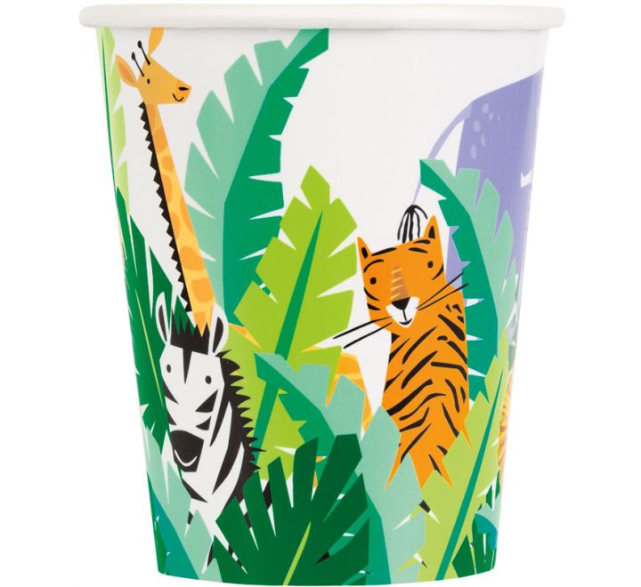 Animal Safari Cups 8ct