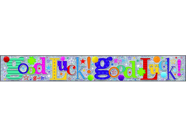 Good Luck Stars Banner