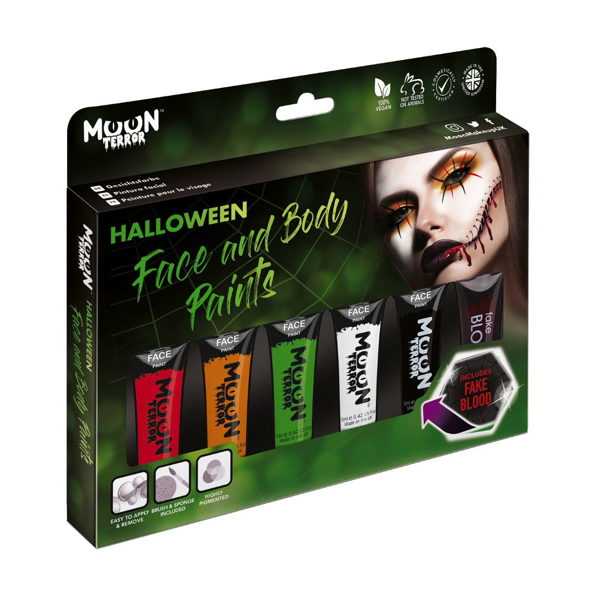 Halloween Face and Body Paints Boxset