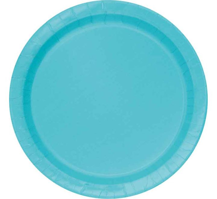 Terrific Teal Paper Plates 16ct